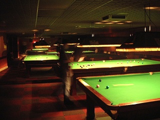 a busy time at the Triangle Snooker club in Street.