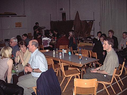 the cast and friends love a good party