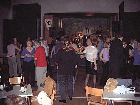 the party in full swing